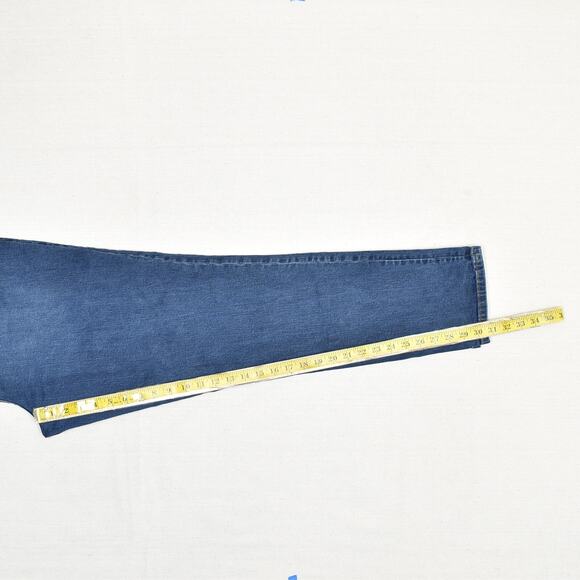 Torrid Women's Boyfriend Straight Jeans Solid Stretch Cotton Blend Blue Size 18T - Picture 5 of 8